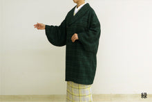 画像をギャラリービューアに読み込む, 《和想館オリジナルコート》 チェックジャカード 全6色 洗える着物シリーズ 日本製【現品】
